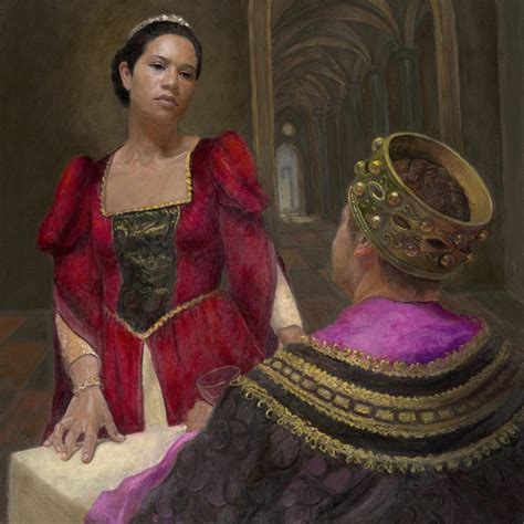 Queen Esther before the King - Karen Warshal, Artist