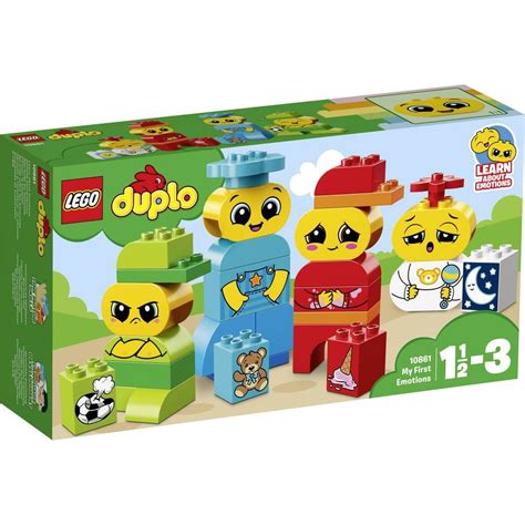 Buy LEGO DUPLO My First Emotions Building Blocks for Kids 1.5 to 3 ...