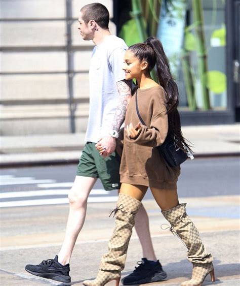 Ariana Grande With Her Boyfriend Pete Davidson - New York City 06/18 ...