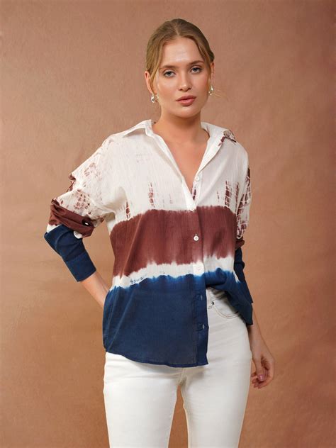 Tranquil Horizon Tie-Dye Shirt – Bohorani