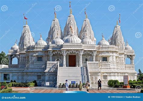 TORONTO, CANADA - 06 26 2016: Visitors Attending BAPS Shri Swaminarayan ...