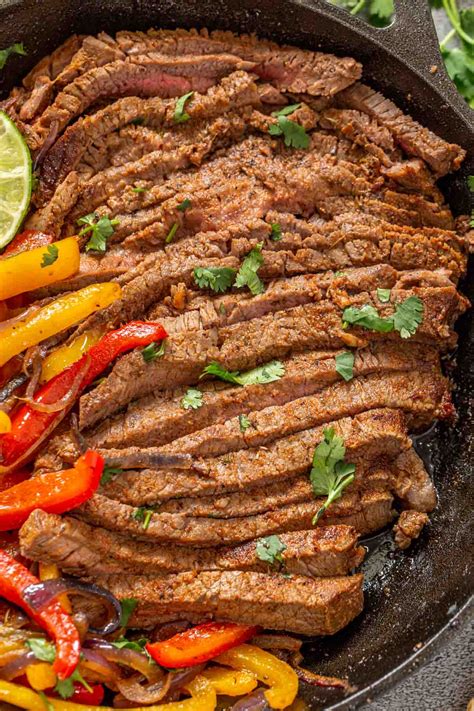 Beef Fajitas Recipe (Steak Fajitas) - Valentina's Corner