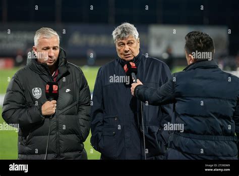 The friendly football match between the teams CFR 1907 Cluj-Napoca ...