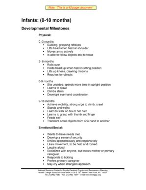 developmental milestones pdf Forms and Templates - Fillable & Printable ...