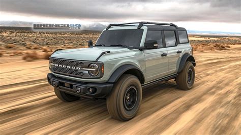 See the 2021 Ford Bronco Sasquatch in All Colors Proudly Wearing White Fenders - autoevolution