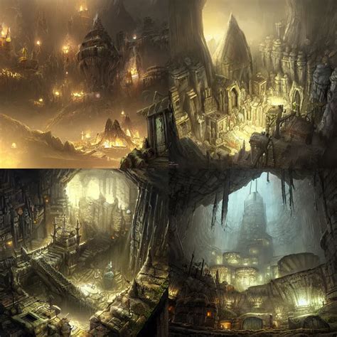 Underground Cities Concept Art