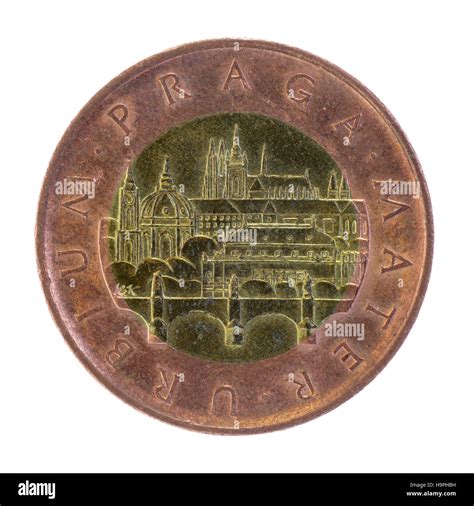 50 Czech koruna coin, currency of the Czech Republic Stock Photo - Alamy
