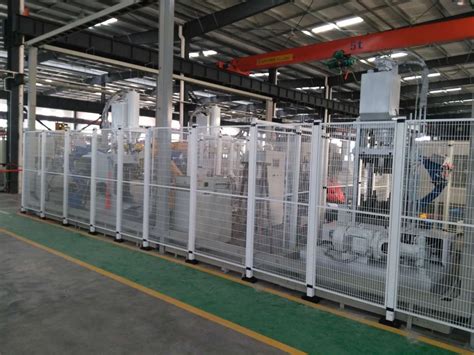 Industrial Machine Safety Fence Allsafe Welded Modular Robot Guard ...