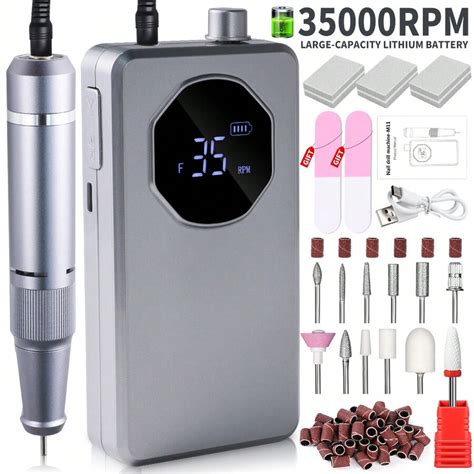 Portable Professional Electric Drill Nail Machine Display Nail Grinder ...