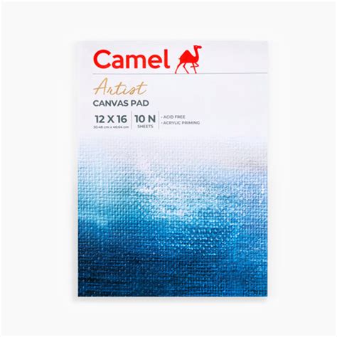 Camel Canvas Pad 12" x 16" (Individual pad with 10 sheets) – Stationerie