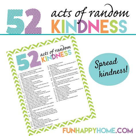 Random Acts Of Kindness Examples For Kids