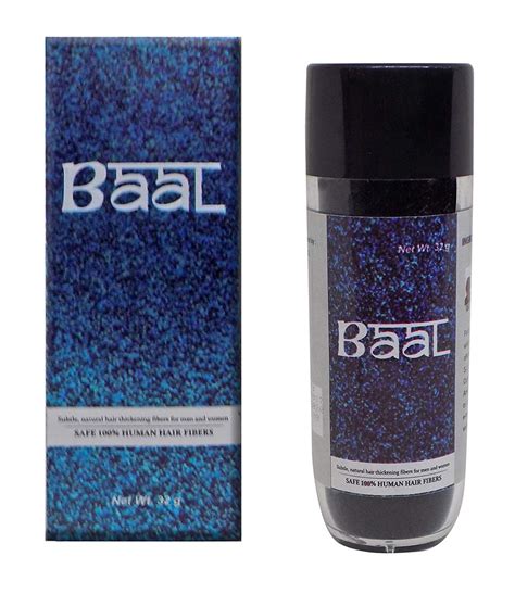 Baal Human Hair Fibers for Thinning Hair for Women and Men Hair Loss ...