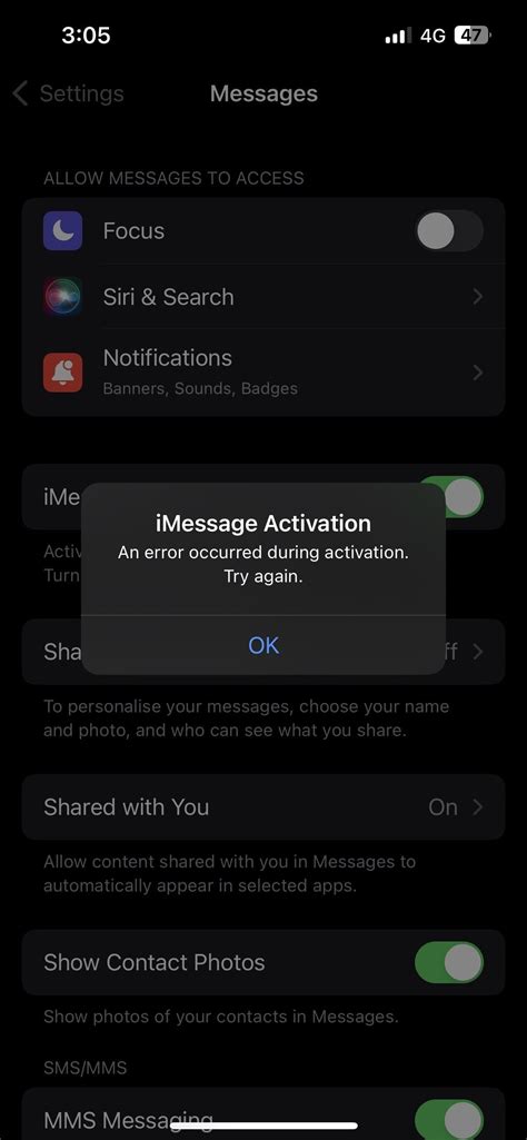 iMessage Activation Unsuccessful : r/iphone