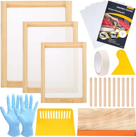 Caydo 24 Piece Screen Printing Kit with Frames, India | Ubuy