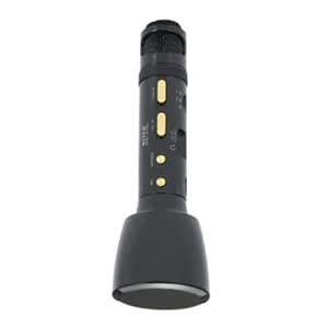 VIL Wireless Microphone Karaoke Speaker Mike and Speaker with LED Mic ...