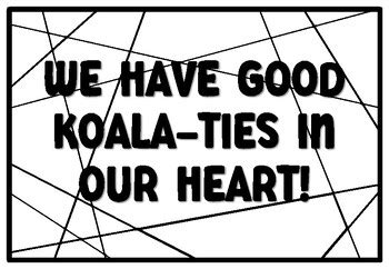 WE HAVE GOOD KOALA-TIES IN OUR HEART! Koala Coloring Pages, Koala Bear ...
