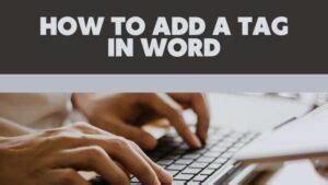 How to Create a Tag in Photo Using Word 的图像结果