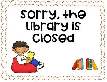 Library Closed Sign 的图像结果