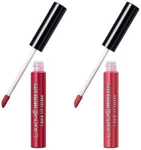Buy LAKMÉ Liquid Lipstick Red Velvet,Pink Peach (Matte) Online at Low ...