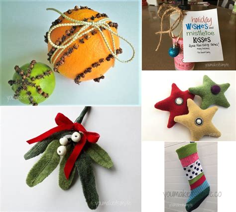 5 DIY Christmas Craft & Gift Ideas - You Make It Simple