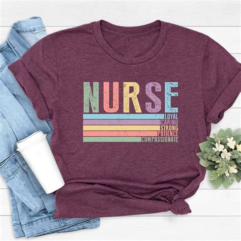 Love Nurse Shirt, Nurse T-shirt, Nurse Tees, Cute Nurse Shirts, Nurse ...