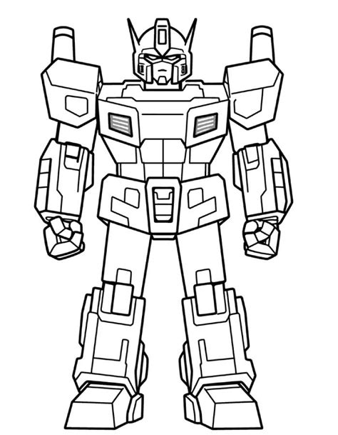 Image result for Robot Transformer Coloring Pages