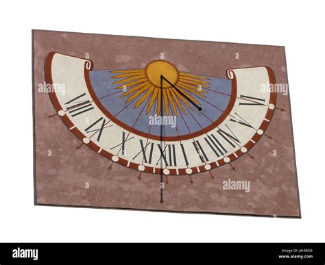 stone clock sun dial painted roman digit shine shines bright lucent ...