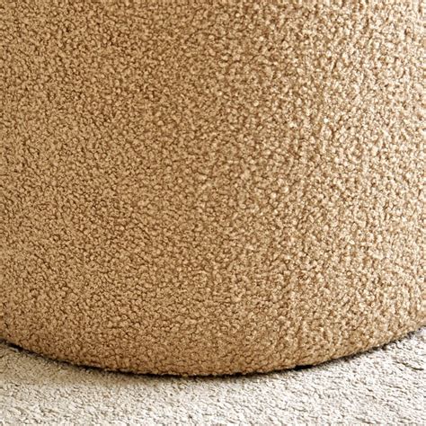 Buy Murphy Plush Fabric Ottoman - Brown from Home Centre at just INR 2999.0