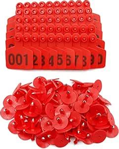 SHAKYA GREEN Livestock Ear Tags Numbered Animal Ear Tagger ...