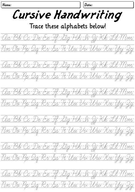 Handwriting Practice Font