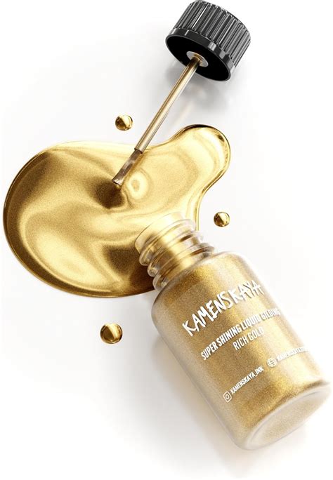 Amazon.com: KAMENSKAYA Liquid Gold Leaf Paint - Alcohol Based Fast ...