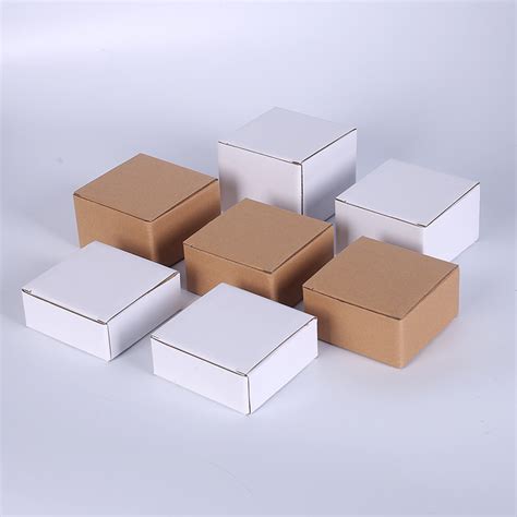 瓦楞纸盒白色折叠扣底盒牛皮纸E瓦包装盒快递打包盒批发纸盒印刷-阿里巴巴