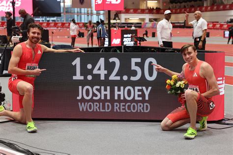 1:42.50! Josh Hoey Takes Down Wilson Kipketer’s Iconic 800m World ...