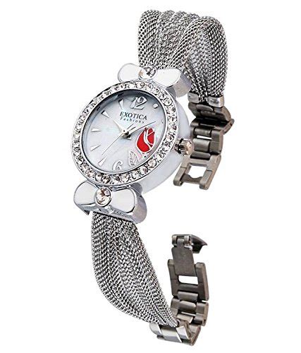Exotica White Dial Analogue Watch for Men (EFL-02-Rose) : Amazon.in ...