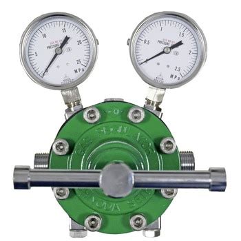 GS-140(左) 装置用調整器 千代田精機 ガス用 標準流量155m 3 /h - 【通販モノタロウ】