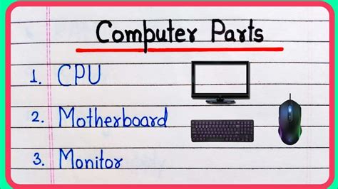 Computer Parts Nmae 的图像结果
