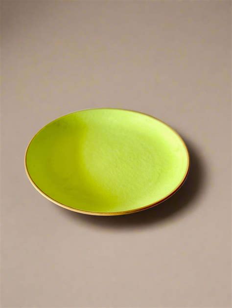Lime Green Dinner Plates (10 Inches )