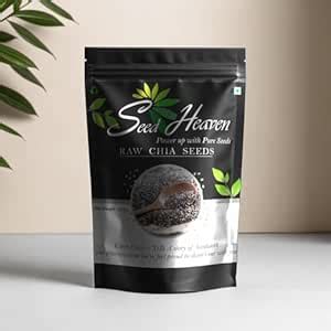 Seed Heaven Raw Chia Seeds | High Fibre & Omega-3 Rich Superfood | 100% ...