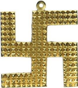 AIR9999 Astroghar Swastik Pyramid Vastu Yantra For Energy Gold Yantra ...