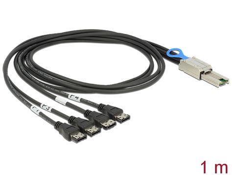 Delock Products 83064 Delock Cable Mini SAS SFF-8088 > 4 x eSATA 1 m