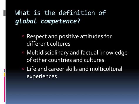 Global Competency Knowledge 的图像结果