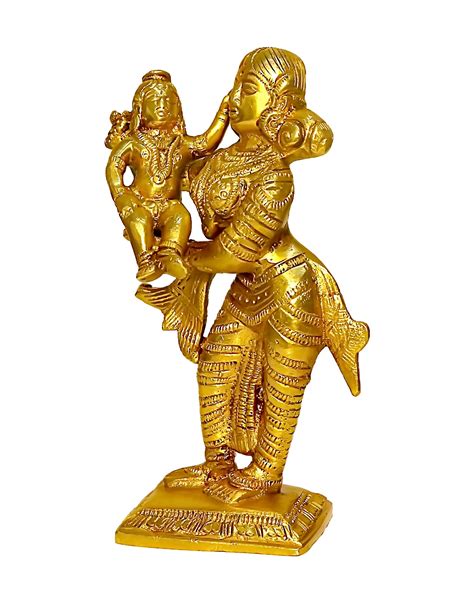 Buy RACPREE™ Brass Unique Idol of MATA Yashoda with Baby Lord Krishna ...