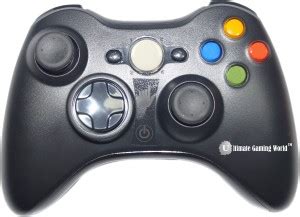 Ultimate Gaming World ™ Wireless Controller for Xbox 360 (Black) Gaming ...