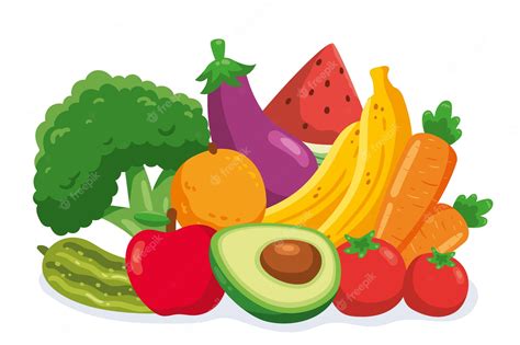 fruits and vegetables #3670202 | Clipart Library