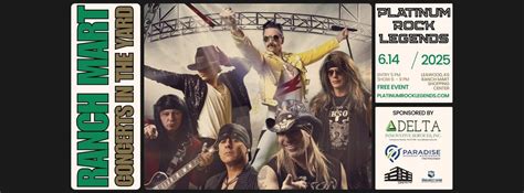 Ranch Mart Presents: Concerts in the Yard, featuring Platinum Rock ...