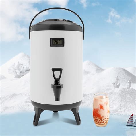 Hot Beverage Dispenser, 10L/2.64Gal Insulated Beverage Dispensers ...