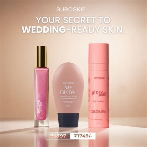 Wedding Glow Combo My Glow + 1 Shimmer oil + Glow Up Juice – Suroskie