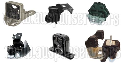 Specijalni držači - nosači auspuha za Reno, Citroen, Pežo, Fiat vozila ...