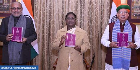 President Murmu releases Constitution in Santhali language | Manorama ...