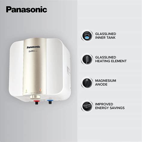 Panasonic 25 Ltr Duro Prime Storage Water Heater 5 Star Rated White ...
